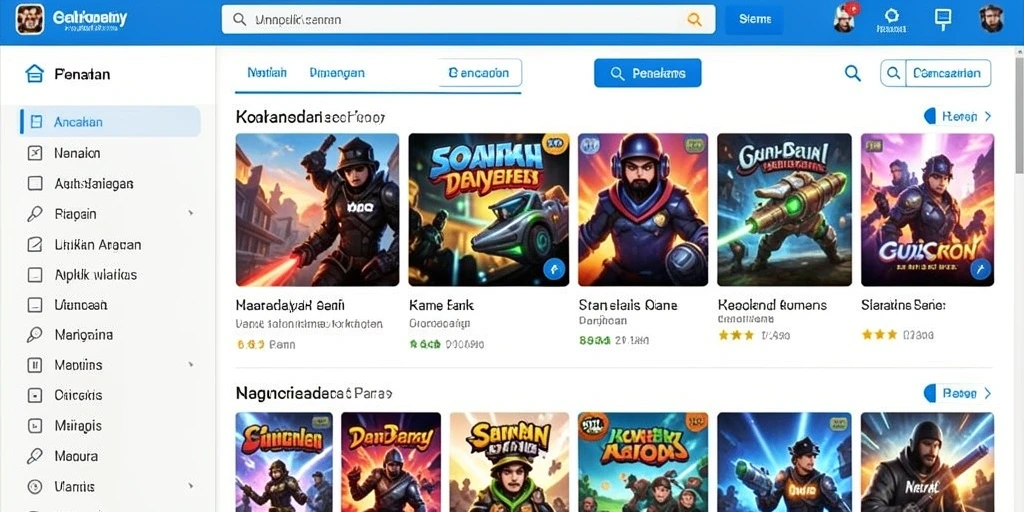 Varian permainan kasino yang sangat bervariasi.