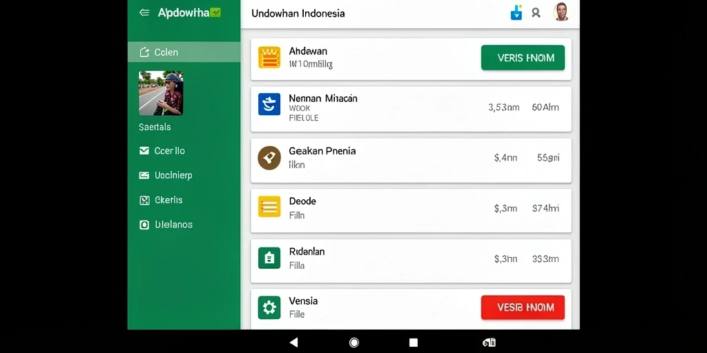 Menu navigasi yang mudah diakses dan intuitif.