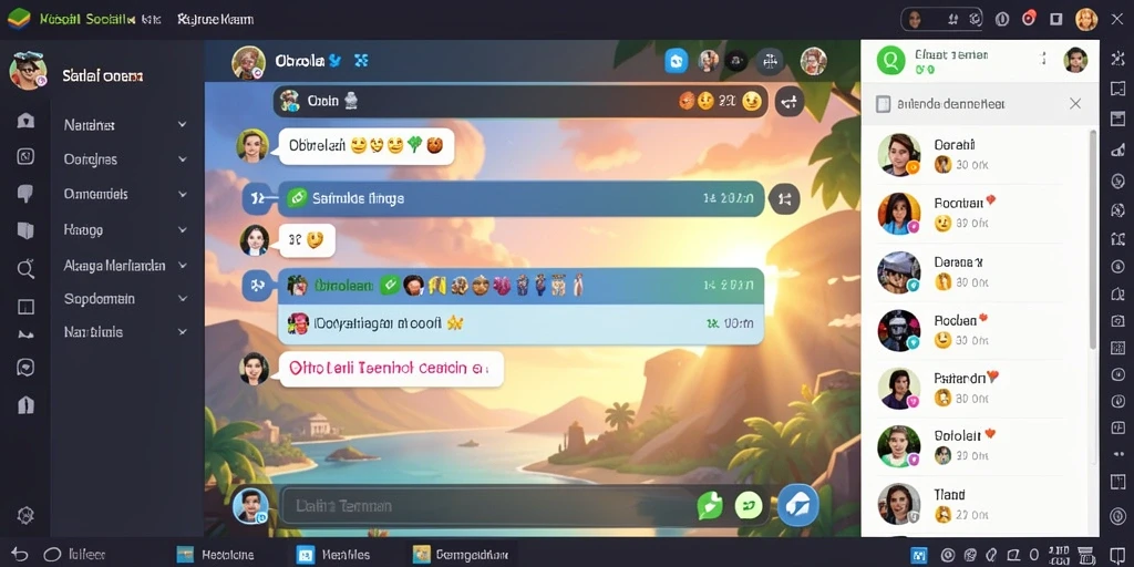 Screenshot menunjukkan fitur multiplayer TENTOTO dengan pemain lain.