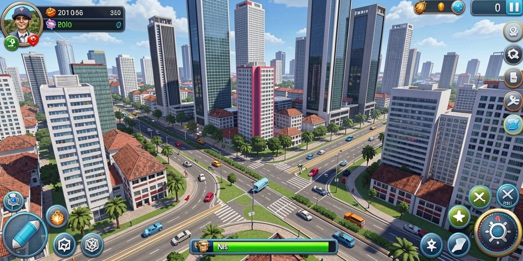 Tangkapan layar menunjukkan fitur interaksi sosial di dalam game.